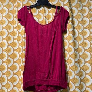 Decree pink magenta blouse